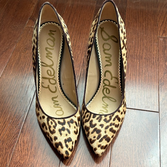 Sam Edelman Leopard Print Heels - Picture 5 of 6